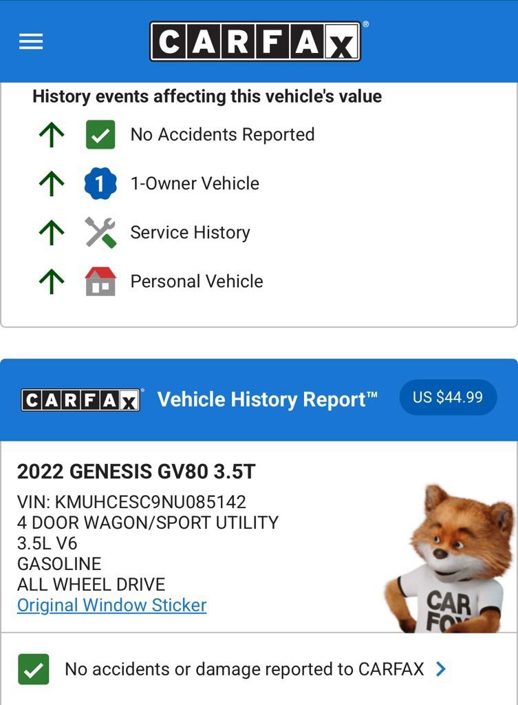 Used 2022 Genesis GV80 3.5T w/ Prestige Matte Package 08 image 5