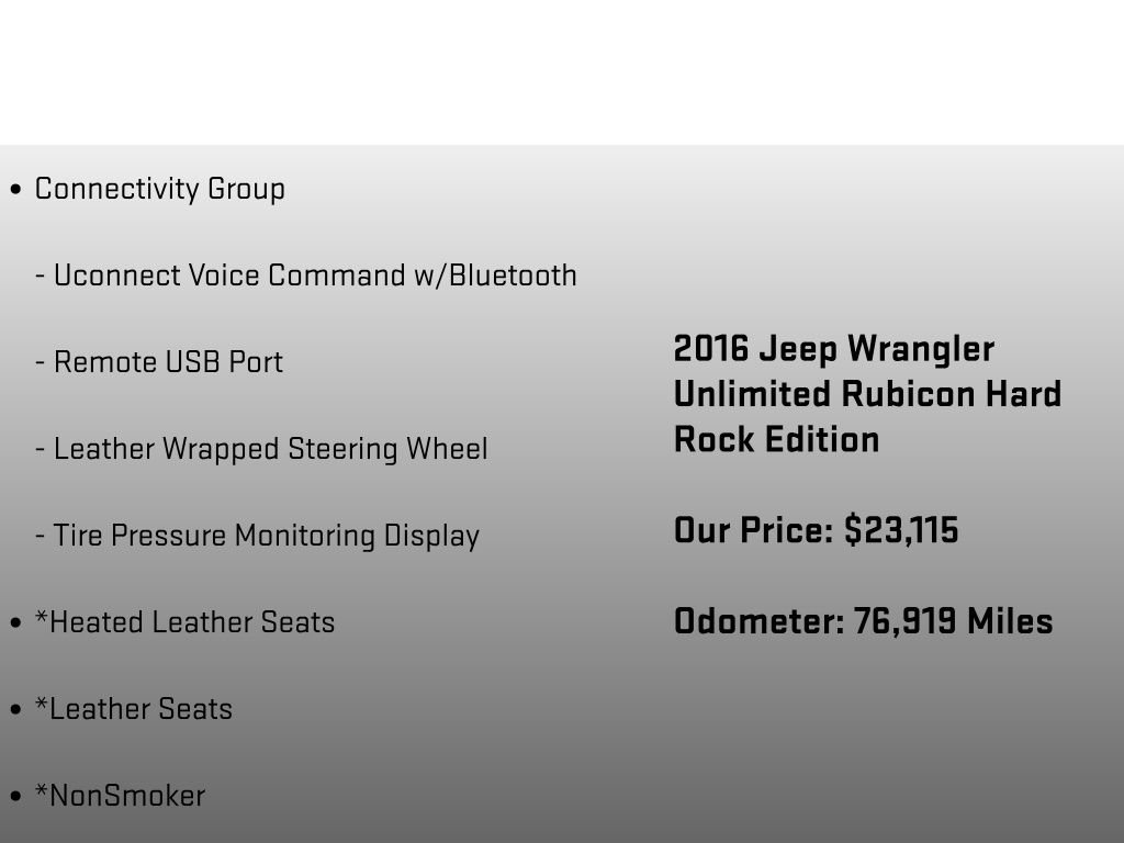 Used 2016 Jeep Wrangler Unlimited Rubicon AWD/4WD image 24