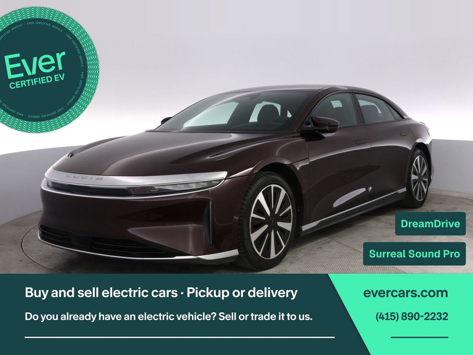 Used 2023 Lucid Air Pure RWD image 1