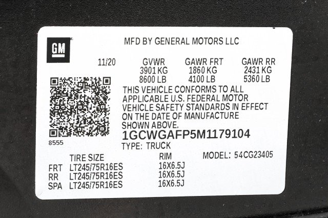 Used 2021 Chevrolet Express 2500 w/ Driver Convenience Package image 52