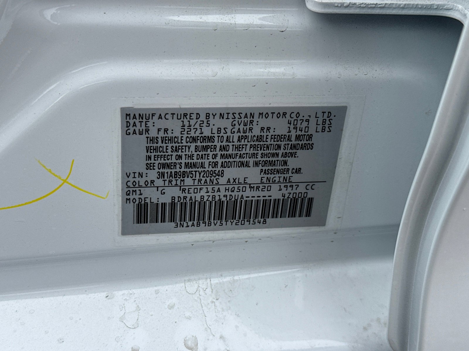 New 2026 Nissan Sentra S w/ Floor Mat Package image 32