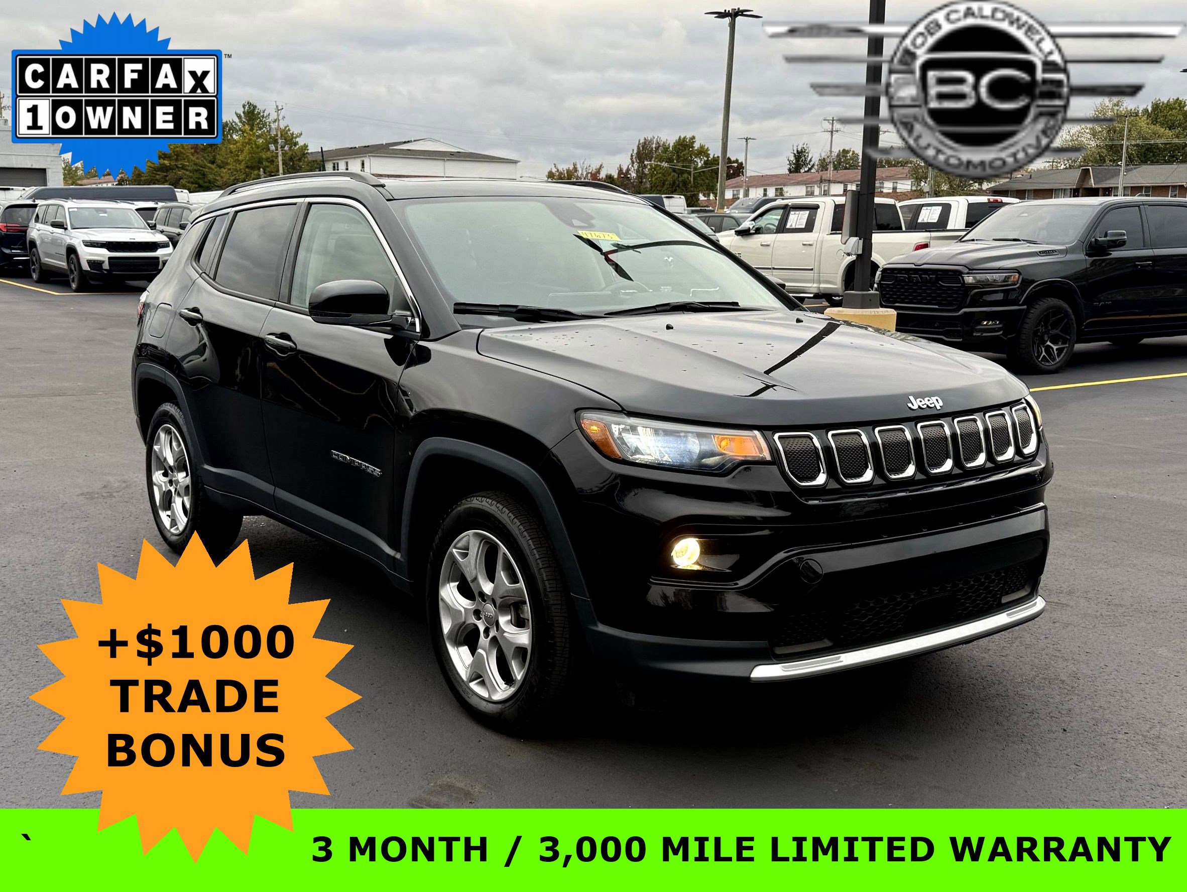 Used 2022 Jeep Compass Limited w/ Sun and Sound Group