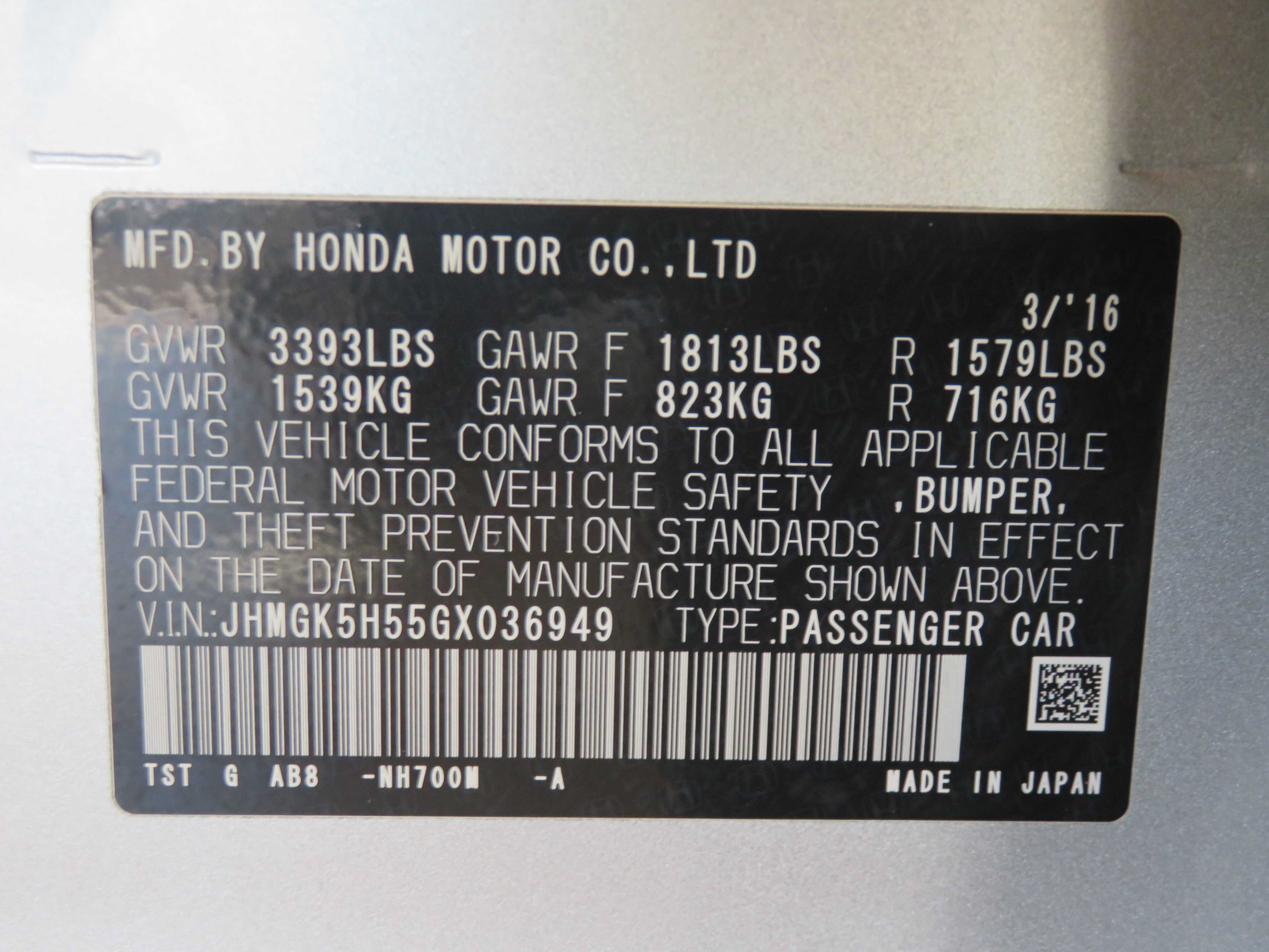 Used 2016 Honda Fit LX image 69