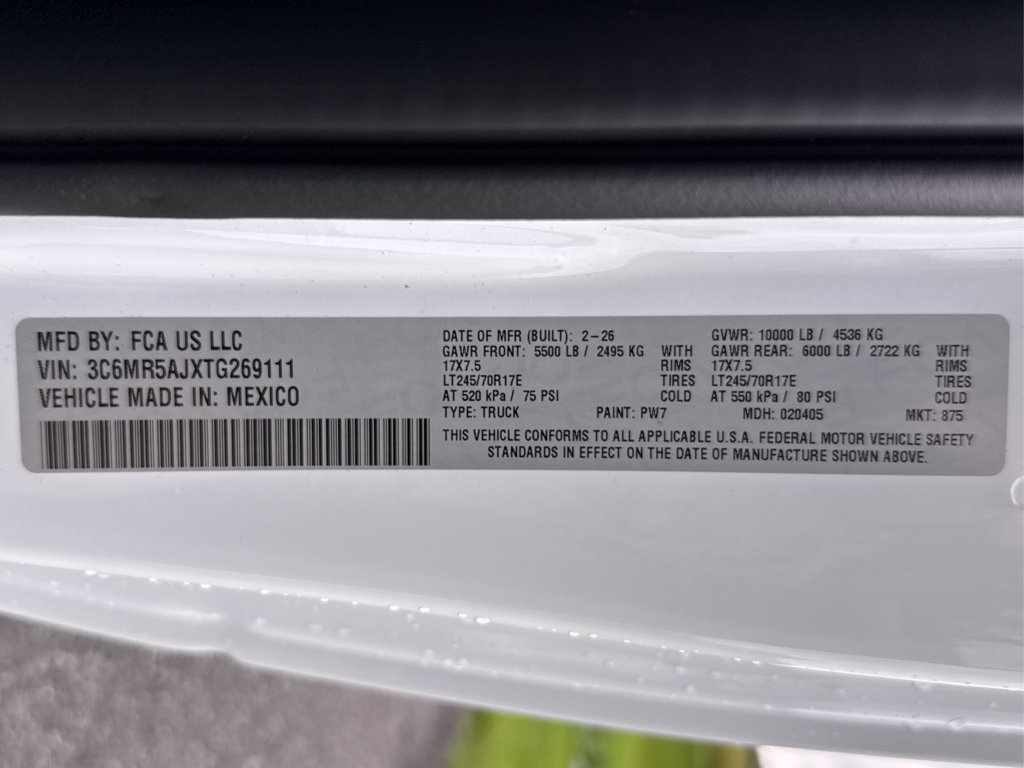 New 2026 RAM 2500 Tradesman AWD/4WD image 35
