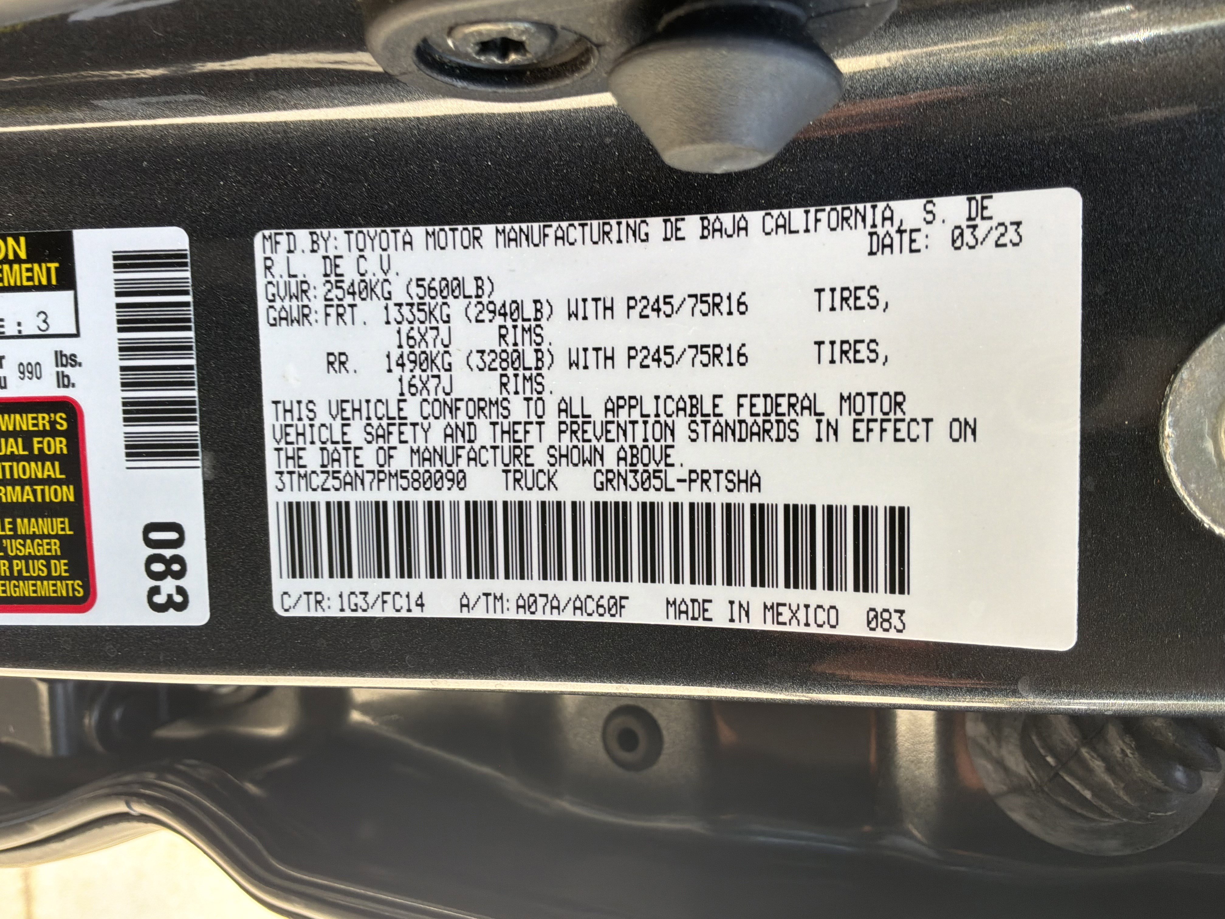 Used 2023 Toyota Tacoma SR5 image 32
