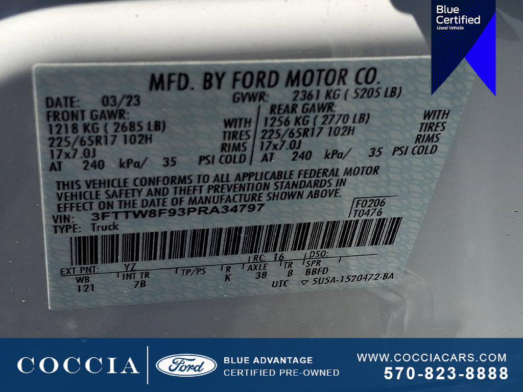 Certified 2023 Ford Maverick XLT w/ Equipment Group 300A Standard AWD/4WD image 26