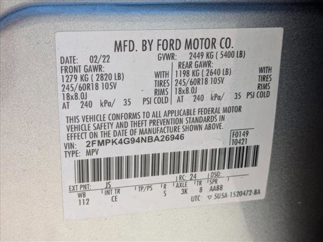 Used 2022 Ford Edge SE AWD/4WD image 15