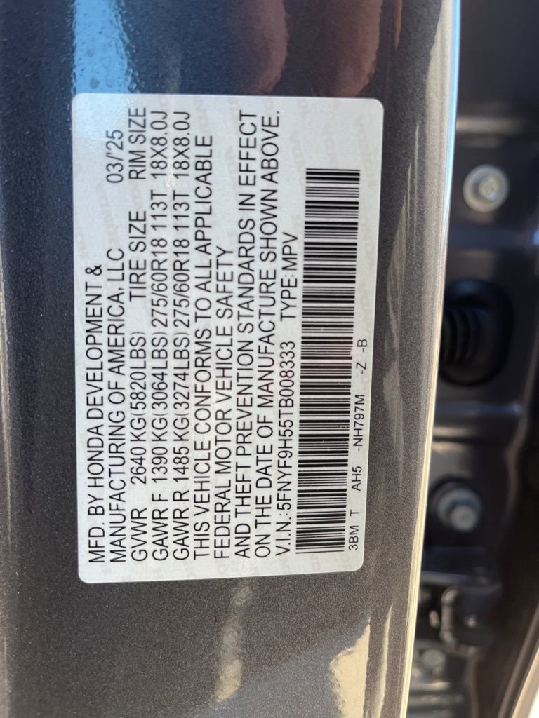 Certified 2026 Honda Passport TrailSport image 10