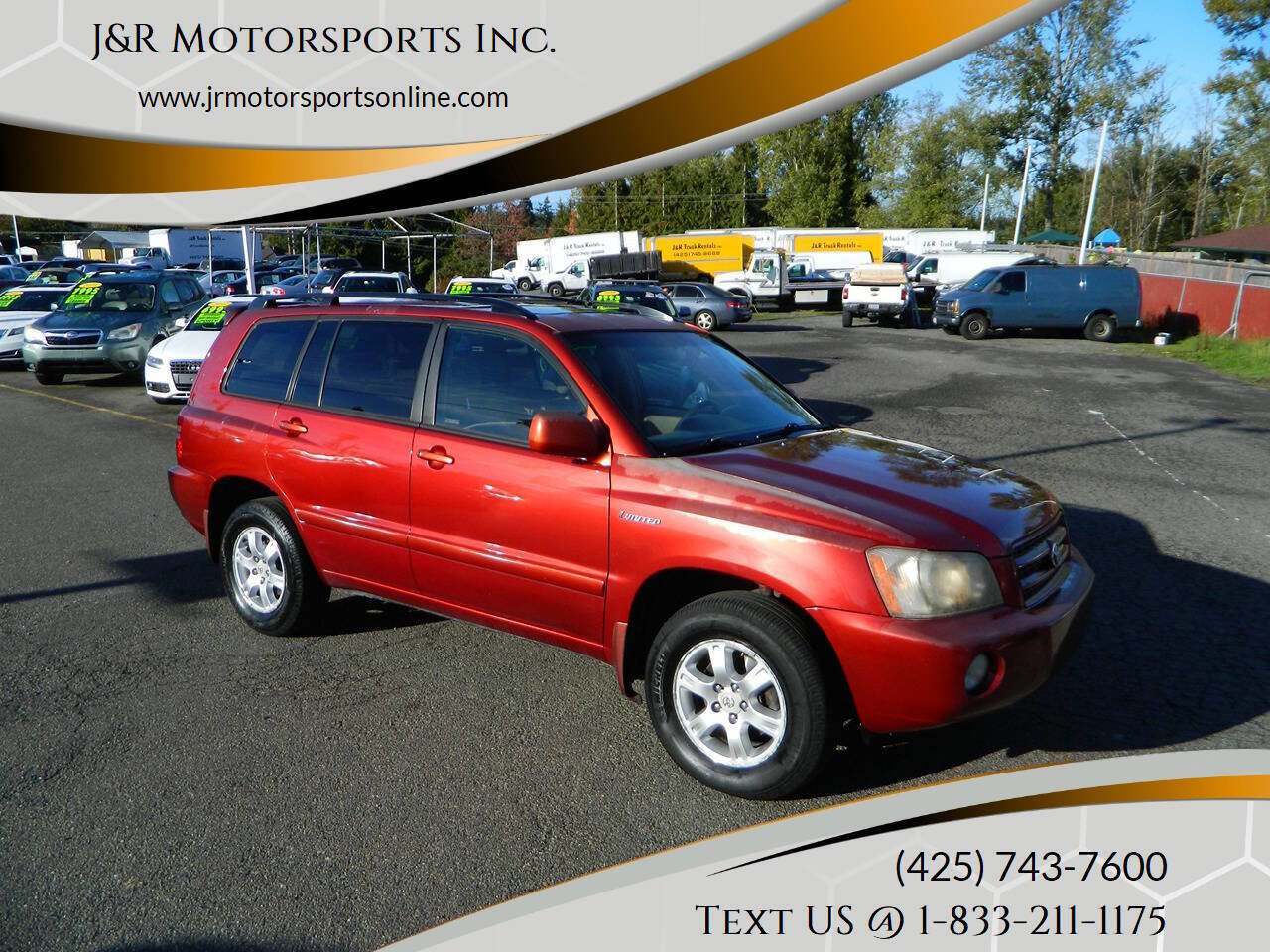 Used 2001 Toyota Highlander 4WD V6