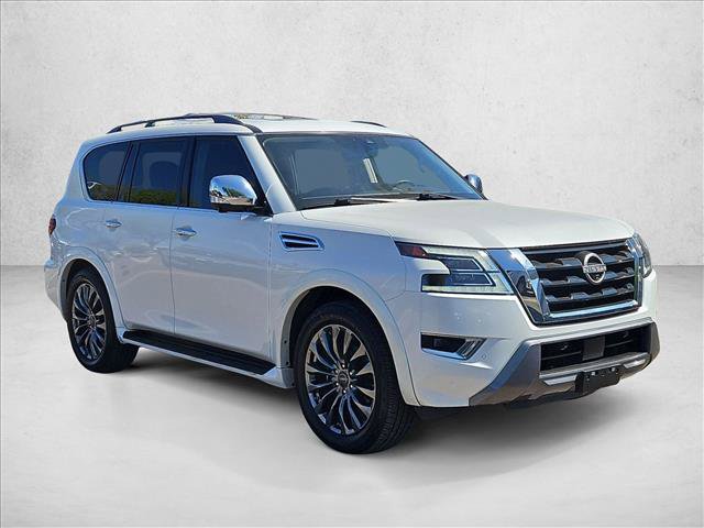 Used 2021 Nissan Armada Platinum w/ Captain's Chairs Package RWD image 3