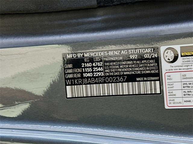 Certified 2024 Mercedes-Benz AMG GT 55 image 28