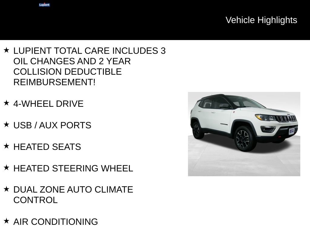 Used 2019 Jeep Compass Trailhawk w/ Leather Interior Group AWD/4WD image 7