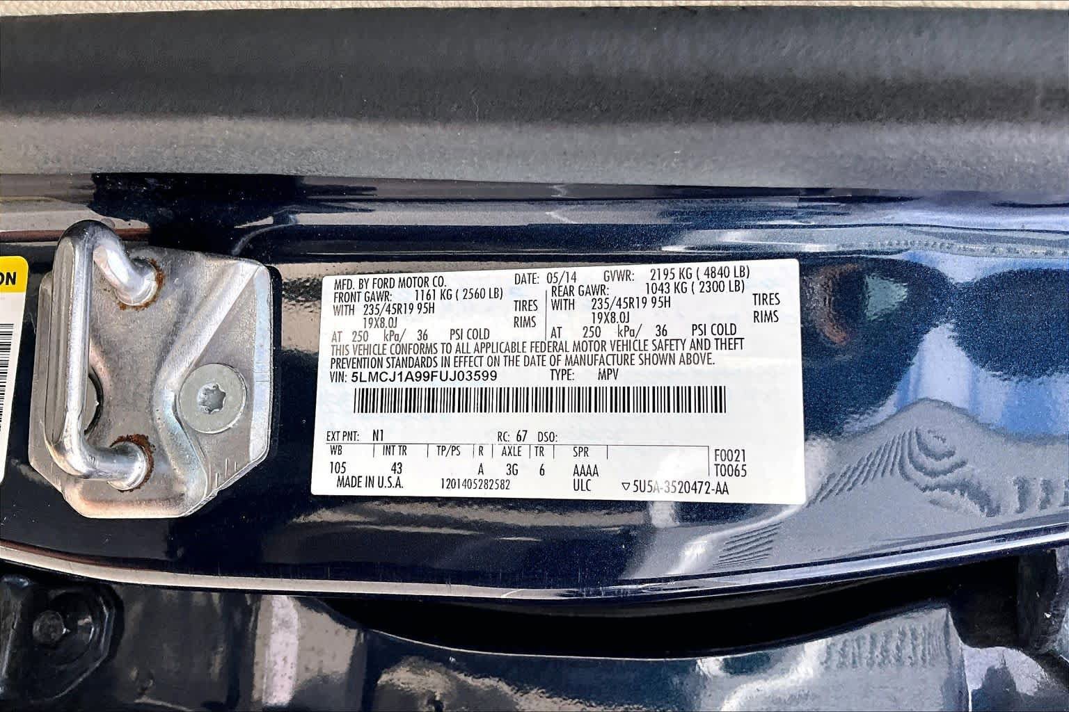 Used 2015 Lincoln MKC FWD w/ Equipment Group 102A Reserve image 34
