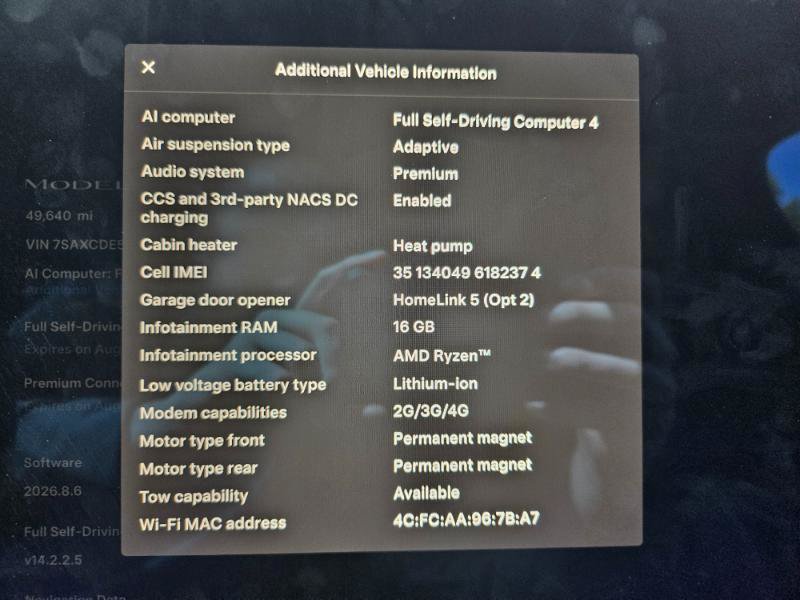 Used 2023 Tesla Model X AWD/4WD image 3