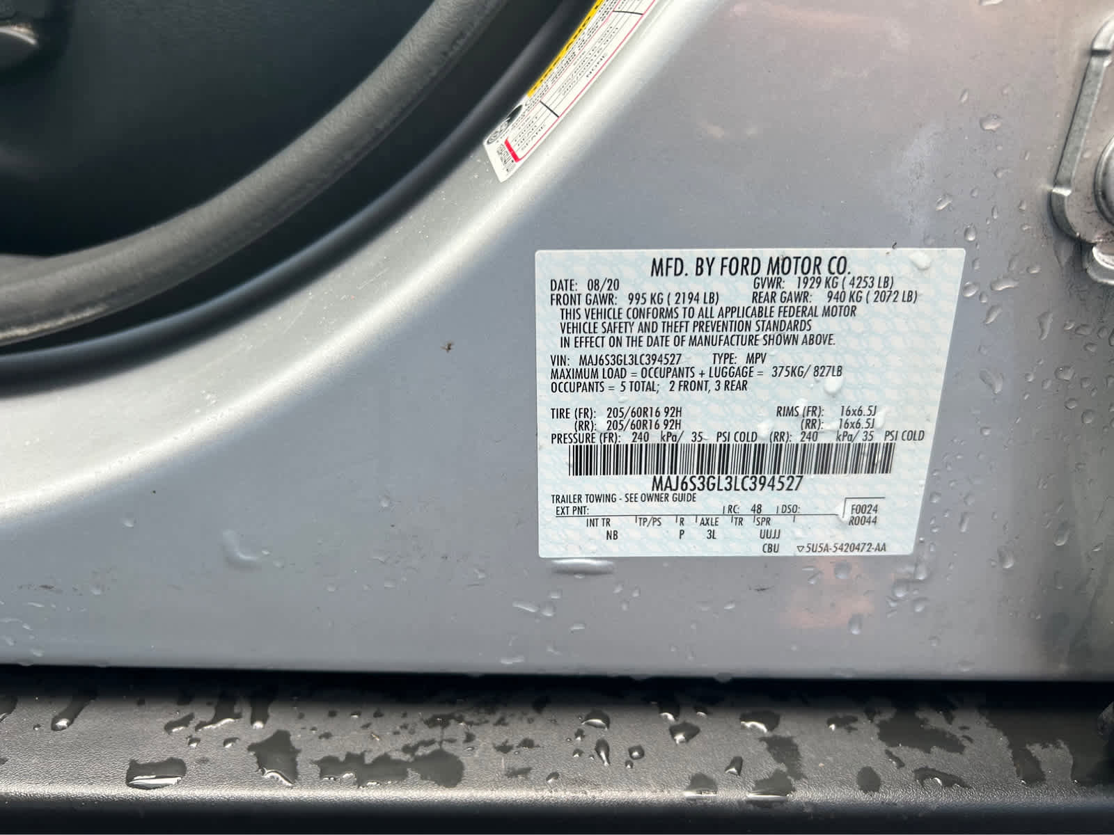 Used 2020 Ford EcoSport SE image 28