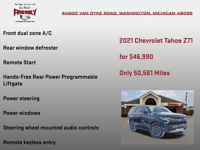 Used 2021 Chevrolet Tahoe Z71 image 25