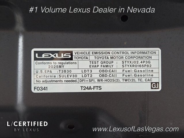 Certified 2025 Lexus TX 350 AWD w/ Technology Package image 27