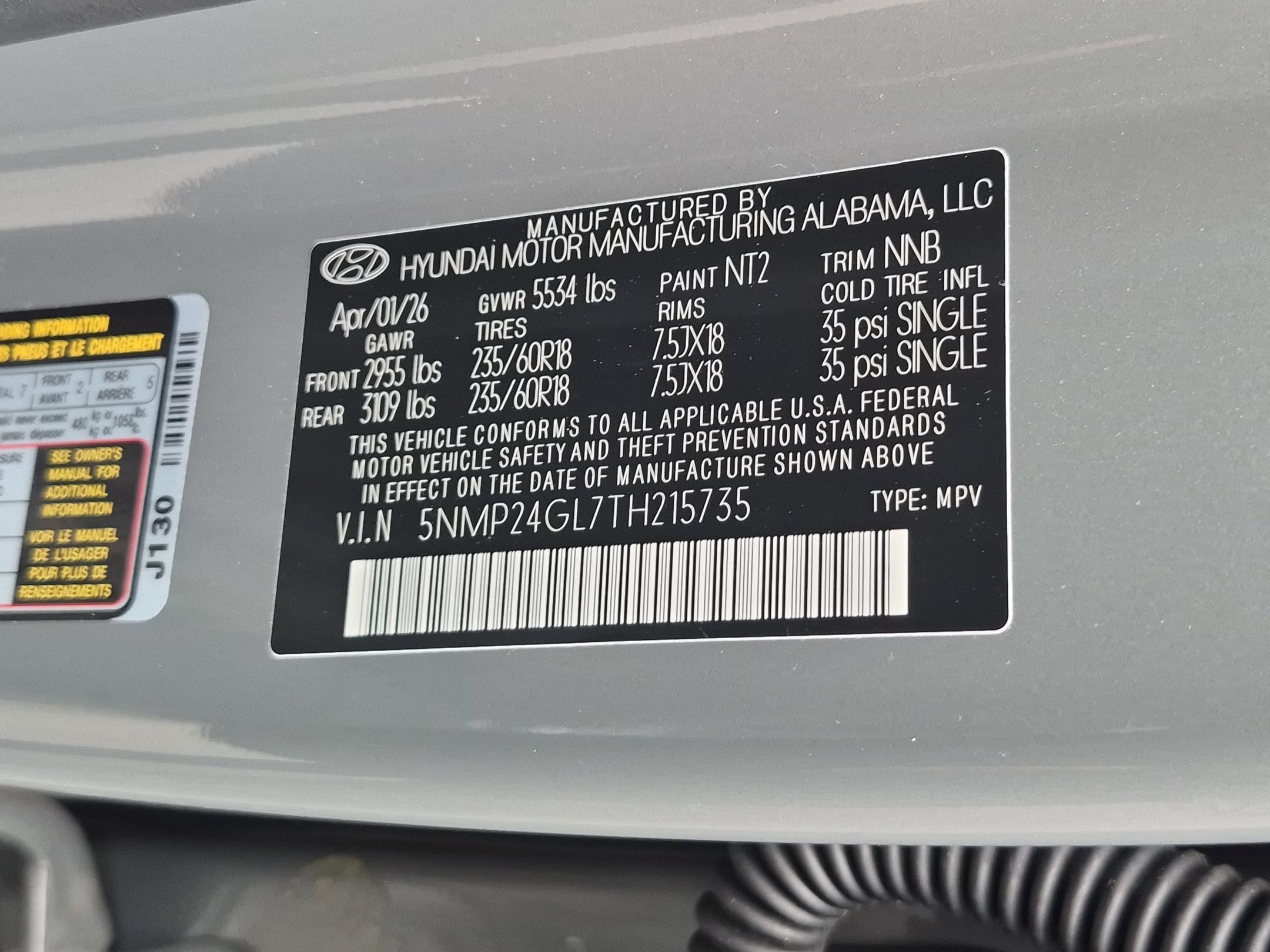 New 2026 Hyundai Santa Fe SEL w/ Tow & Go Package FWD image 25
