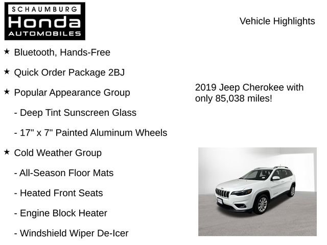 Used 2019 Jeep Cherokee Latitude w/ Cold Weather Group image 7