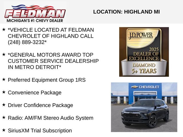 New 2026 Chevrolet TrailBlazer RS w/ Convenience Package AWD/4WD image 3