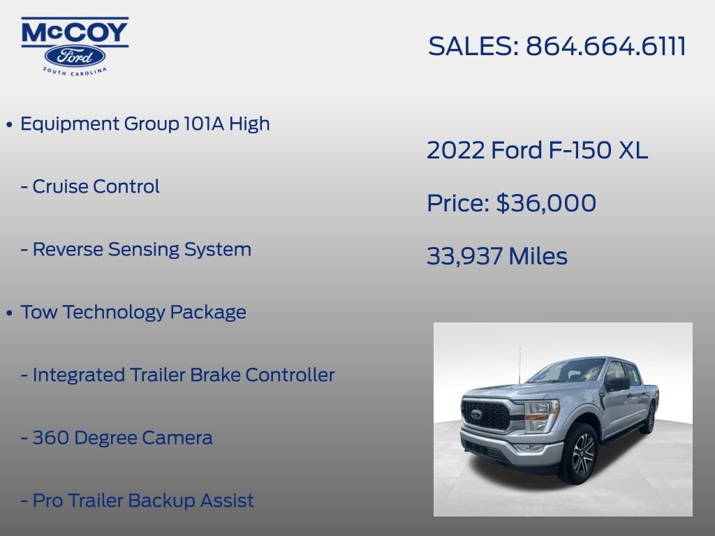 Used 2022 Ford F150 XL w/ STX Appearance Package image 7