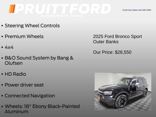 Used 2025 Ford Bronco Sport Outer Banks w/ Outer Banks Tech Package+ image 13