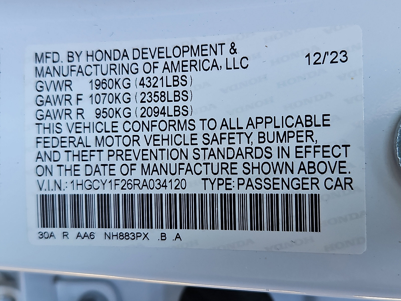 Used 2024 Honda Accord LX image 26