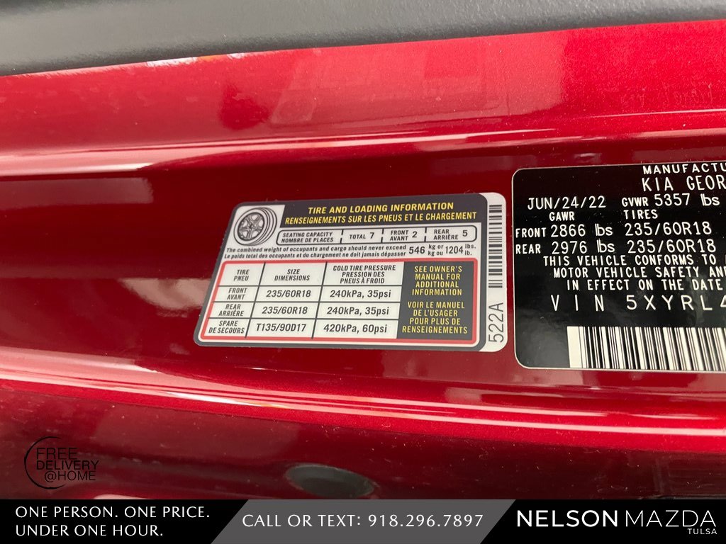 Used 2022 Kia Sorento S w/ Panoramic Sunroof Package image 62