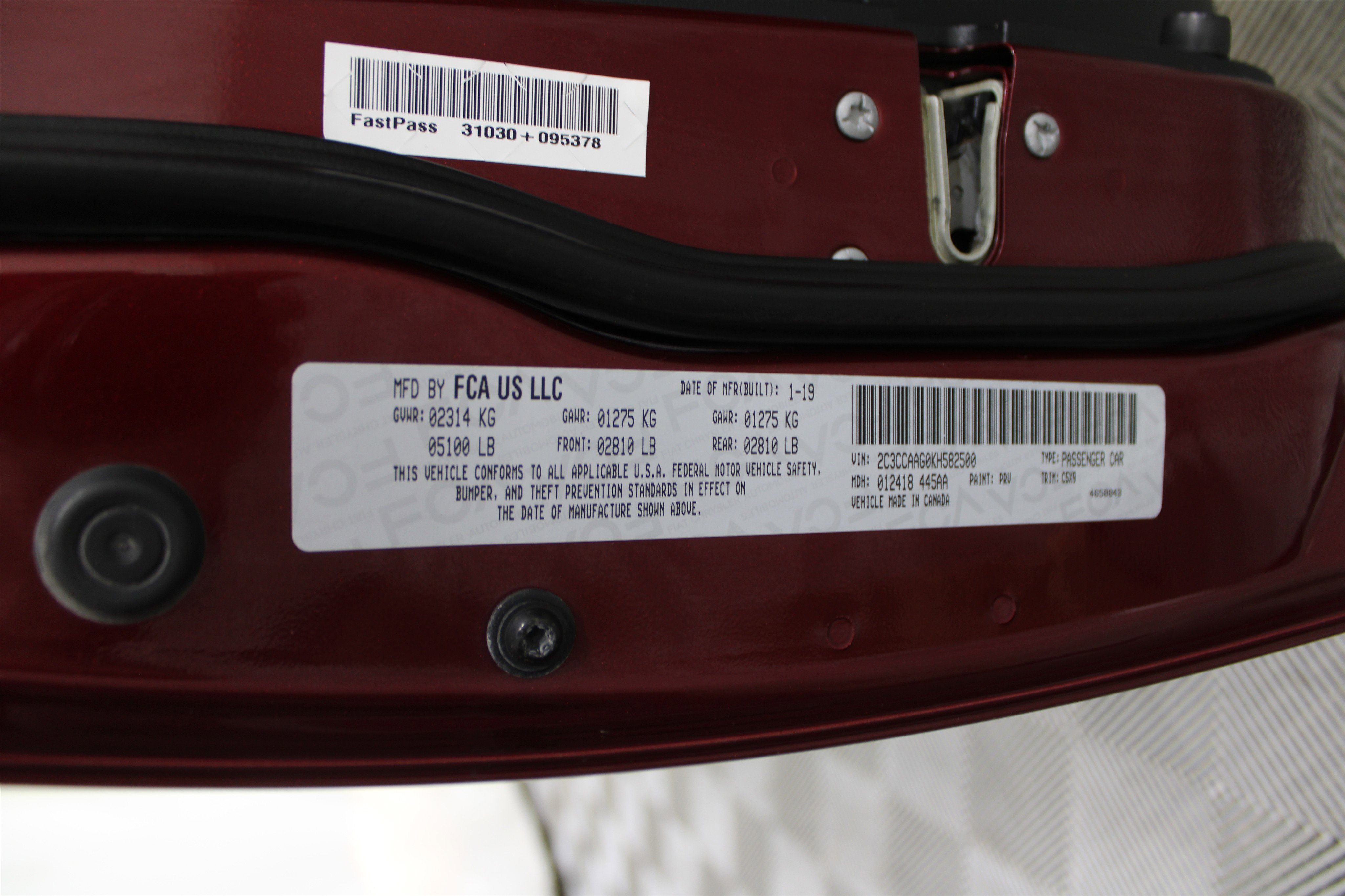 Used 2019 Chrysler 300 Touring w/ Sport Appearance Package image 40