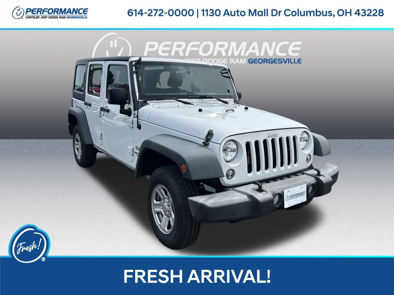 Used 2016 Jeep Wrangler Unlimited Sport w/ Connectivity Group