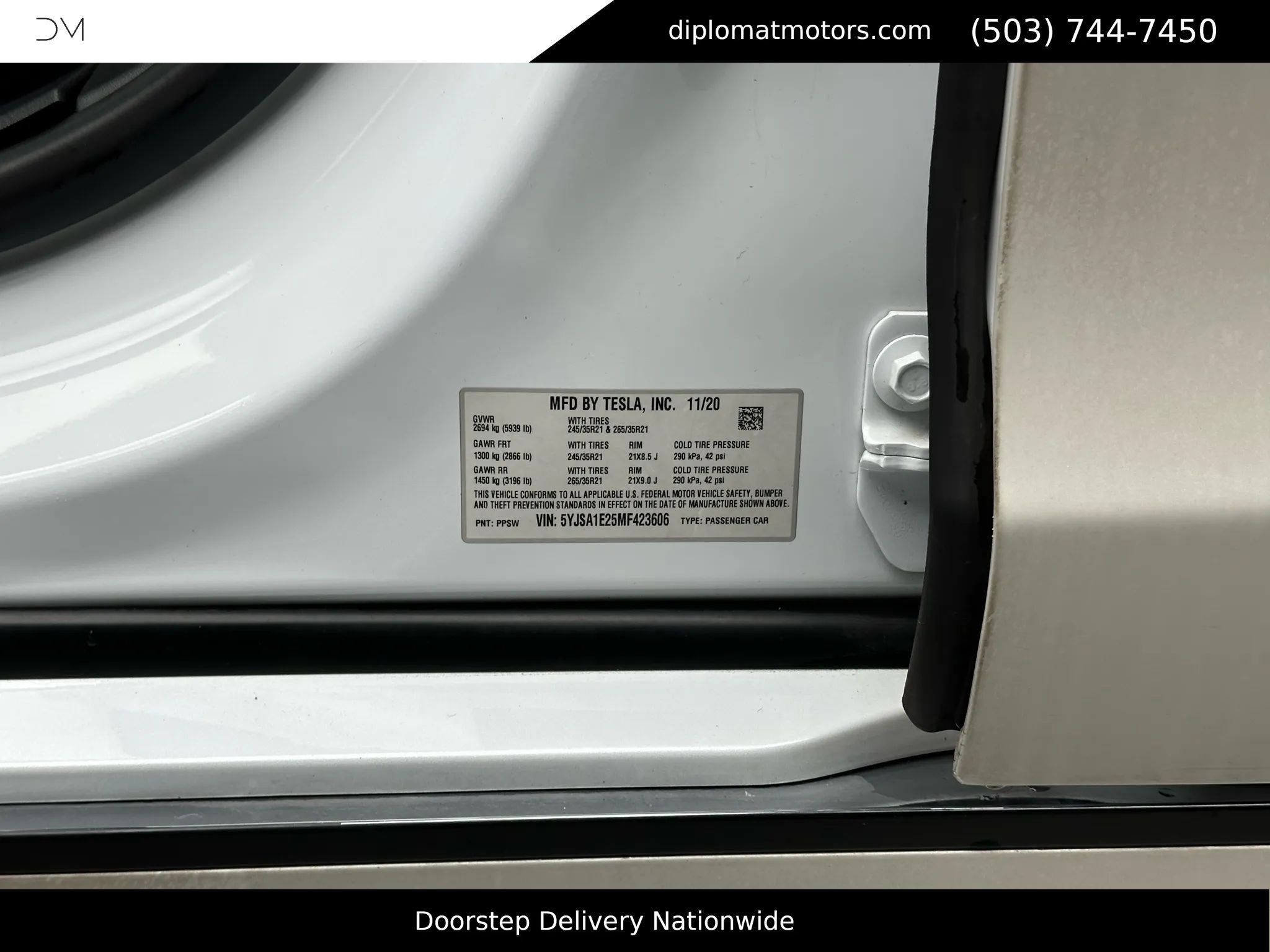 Used 2021 Tesla Model S Long Range Plus image 45