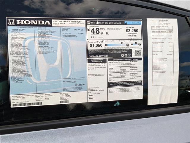 New 2026 Honda Civic Sport image 17