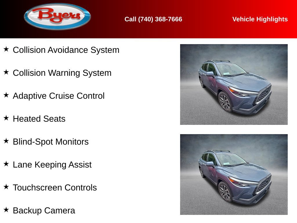 Used 2023 Toyota Corolla Cross XLE w/ Black Badges Package (TMS) FWD image 12