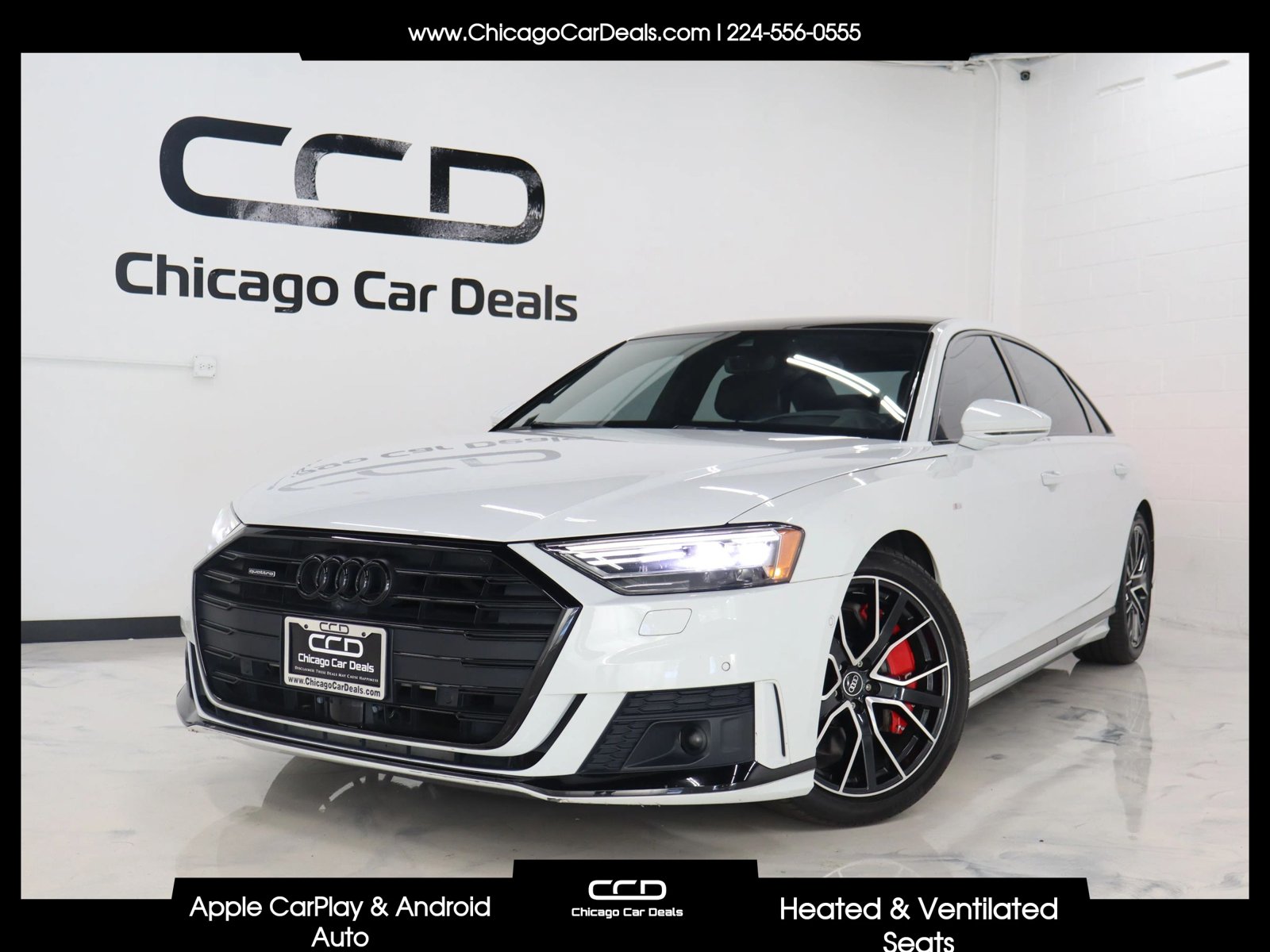 Used 2021 Audi A8 L 3.0T w/ Executive Plus Package AWD/4WD image 1