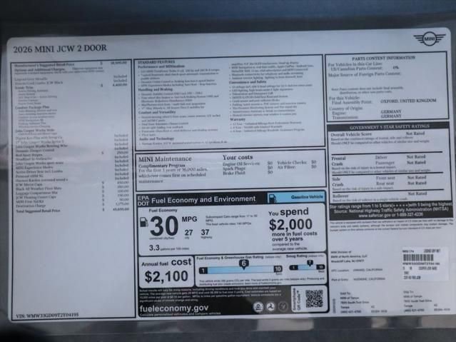 New 2026 MINI Cooper John Cooper Works image 9