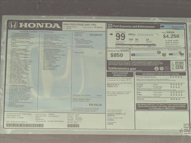 New 2026 Honda Prologue Touring image 18