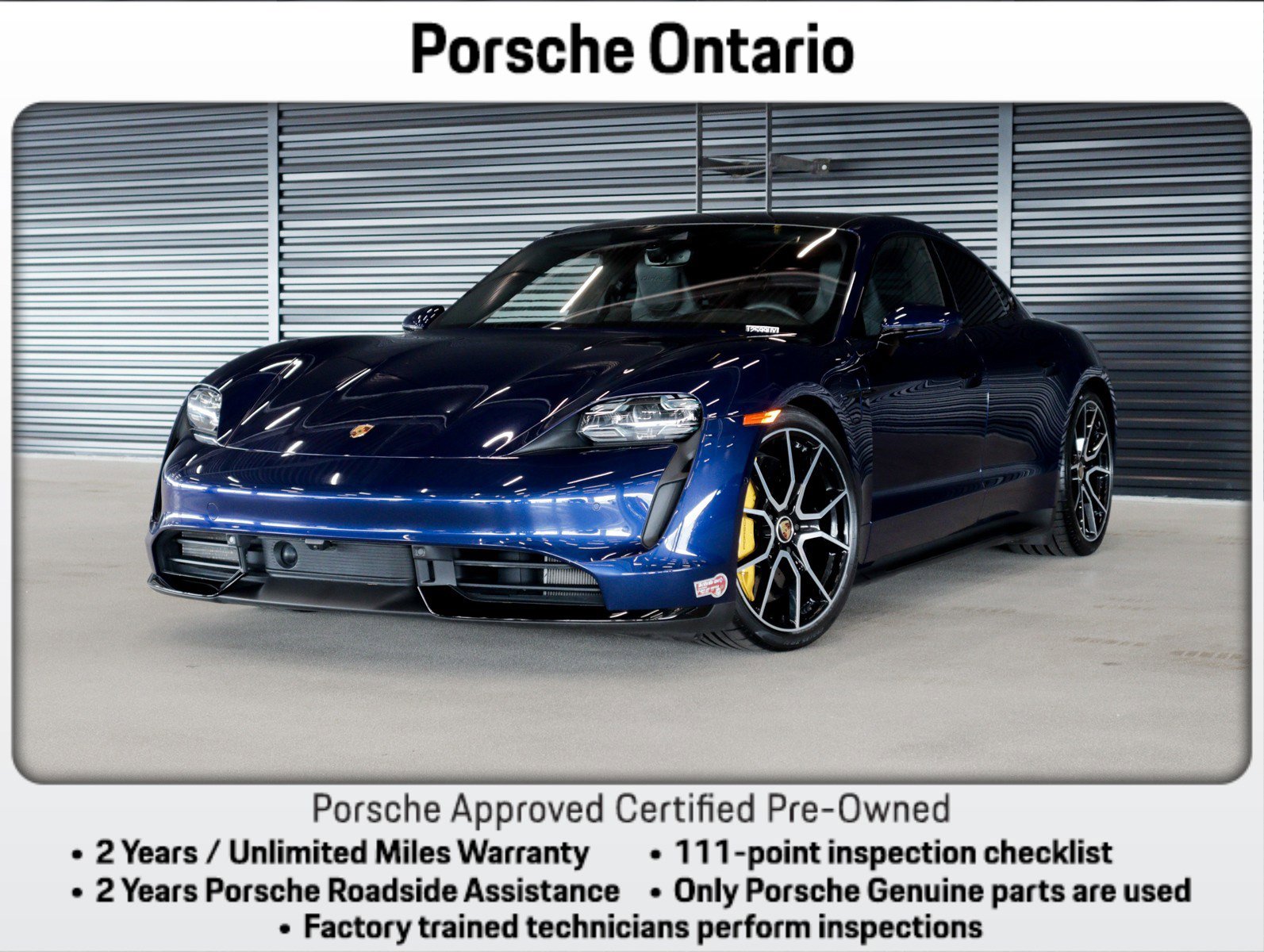 Certified 2023 Porsche Taycan Turbo S