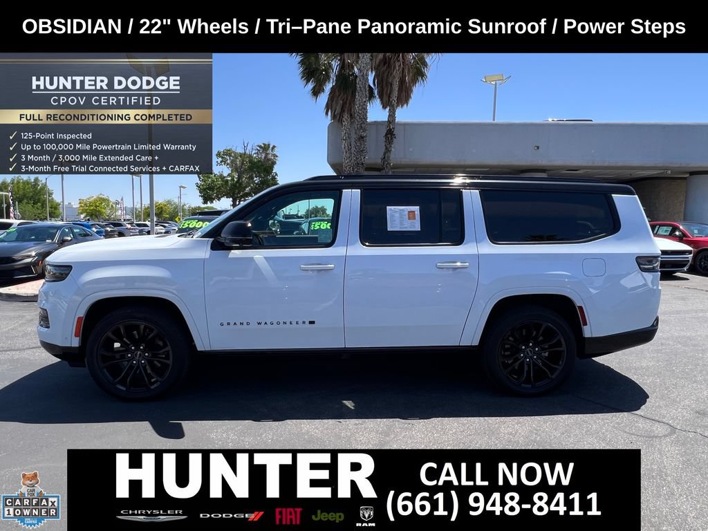 Certified 2024 Jeep Grand Wagoneer L Series II w/ Quick Order Packagew 28T AWD/4WD image 4