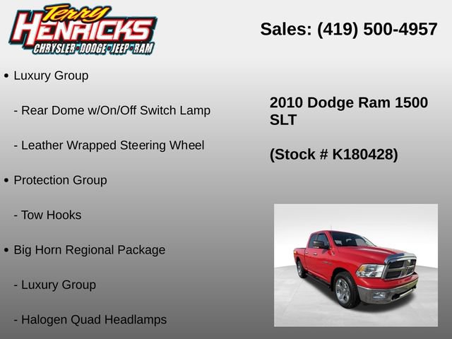 Used 2010 Dodge Ram 1500 Truck SLT w/ Big Horn Regional Pkg AWD/4WD image 23