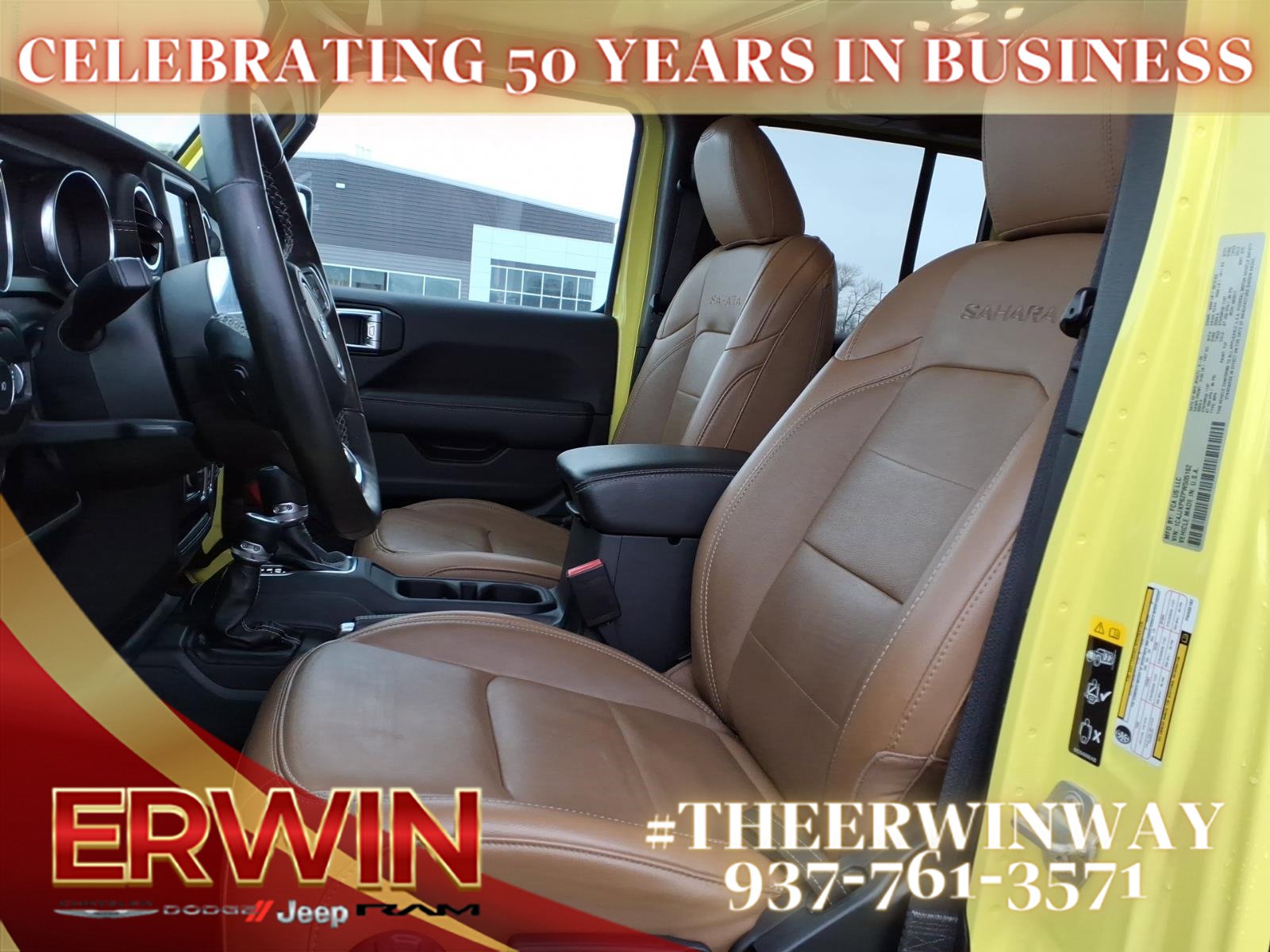 Certified 2023 Jeep Wrangler Unlimited Sahara w/ Cold Weather Group image 12