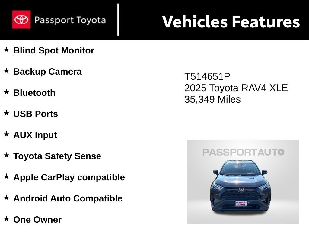 Used 2025 Toyota RAV4 XLE AWD/4WD image 10