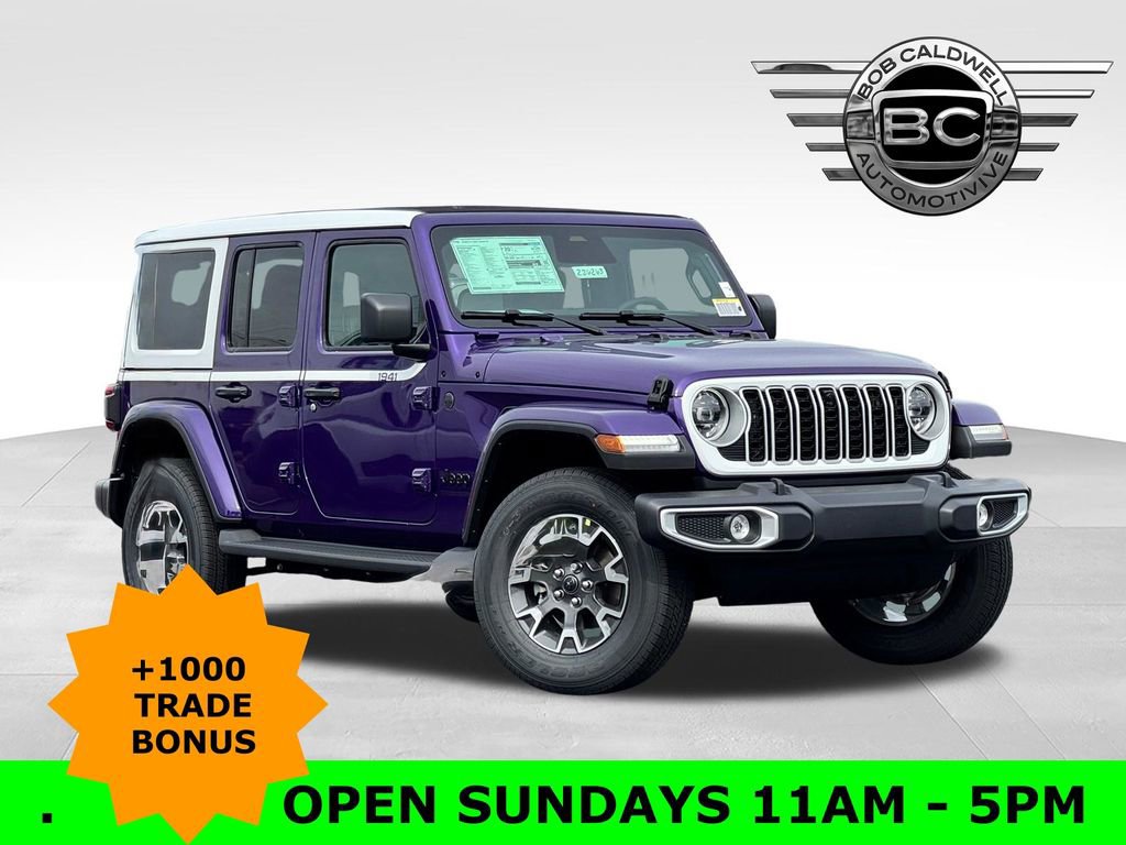 New 2026 Jeep Wrangler Unlimited Sahara w/ Whitecap Package
