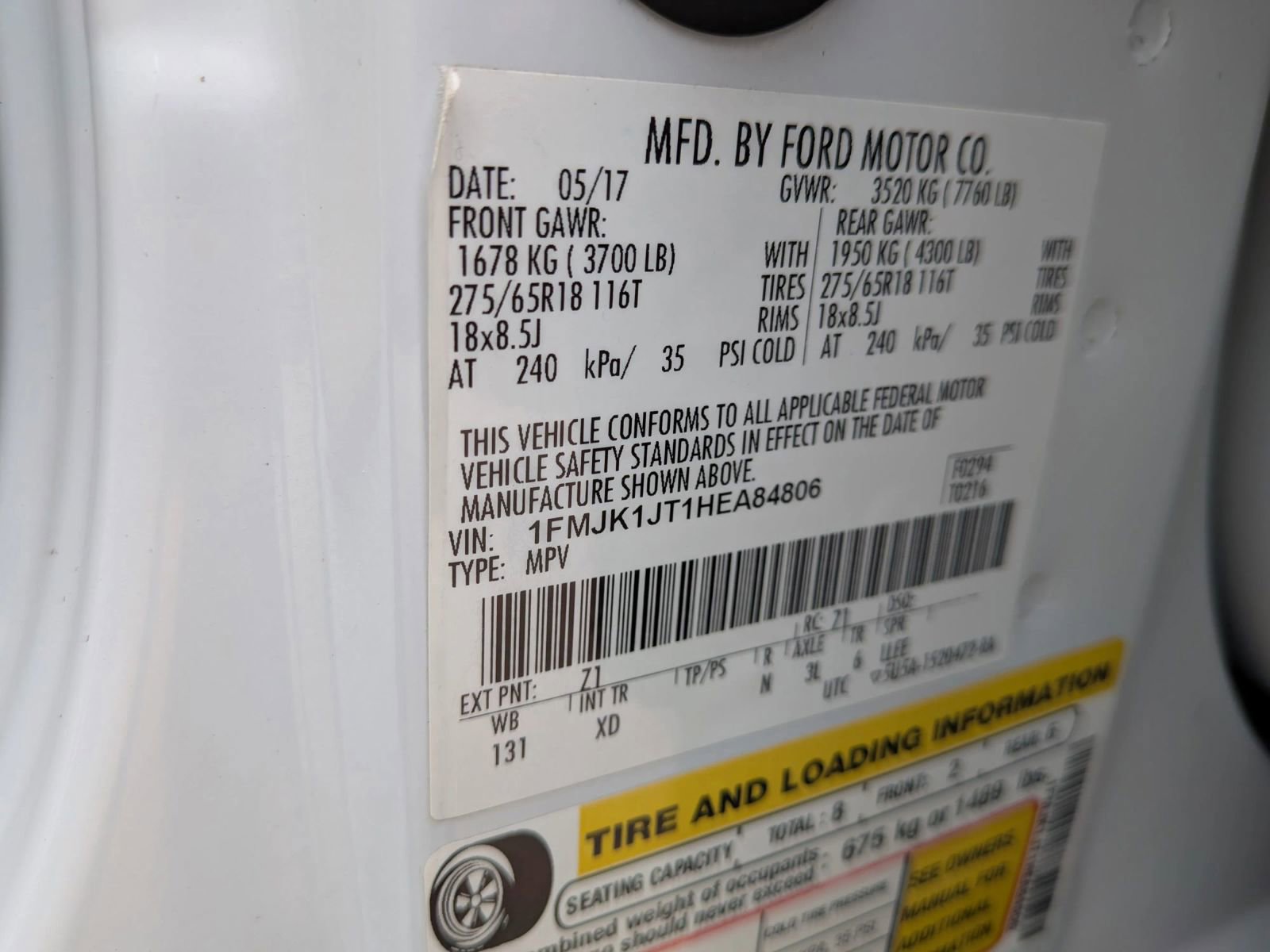 Used 2017 Ford Expedition EL XLT w/ Equipment Group 202A image 67