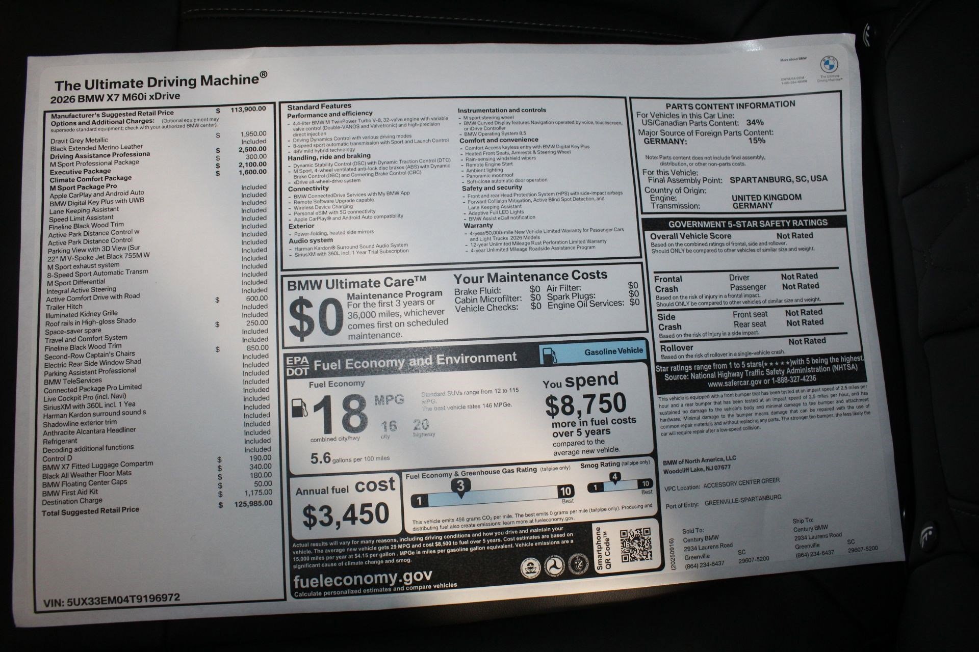 New 2026 BMW X7 M60i image 25