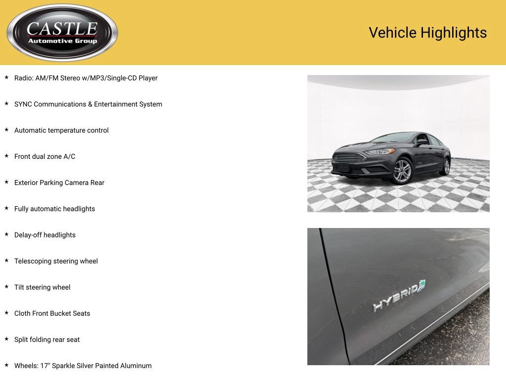 Used 2018 Ford Fusion S FWD image 4