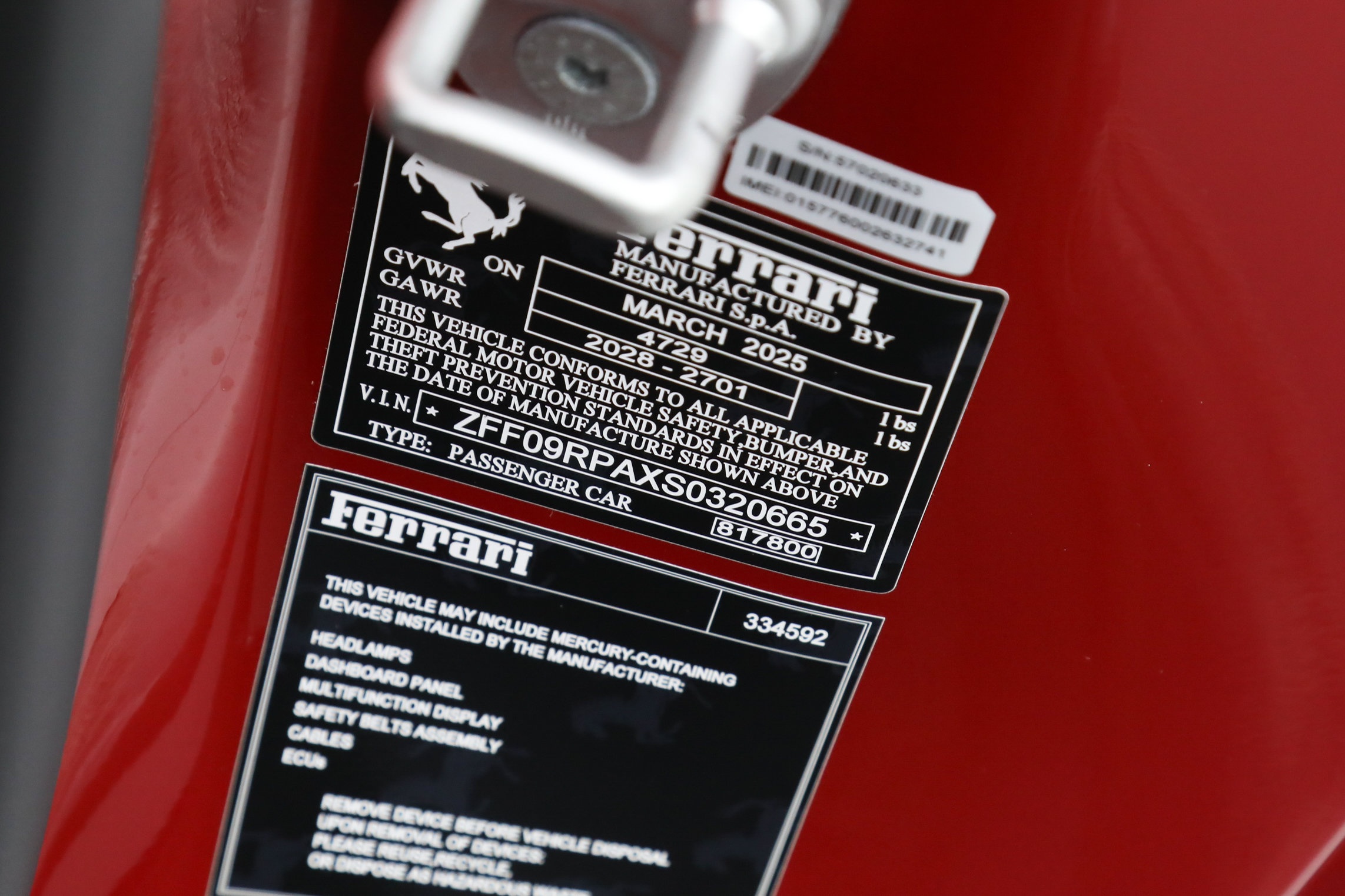 Certified 2025 Ferrari Roma Spider RWD image 47