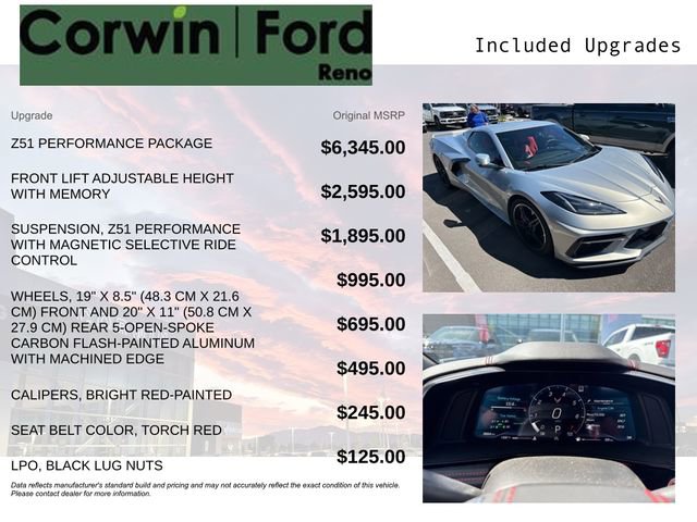 Used 2023 Chevrolet Corvette Stingray Premium Conv w/ Z51 Performance Package image 3