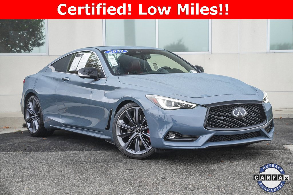 Certified 2022 INFINITI Q60 Red Sport 400 w/ Cargo Package
