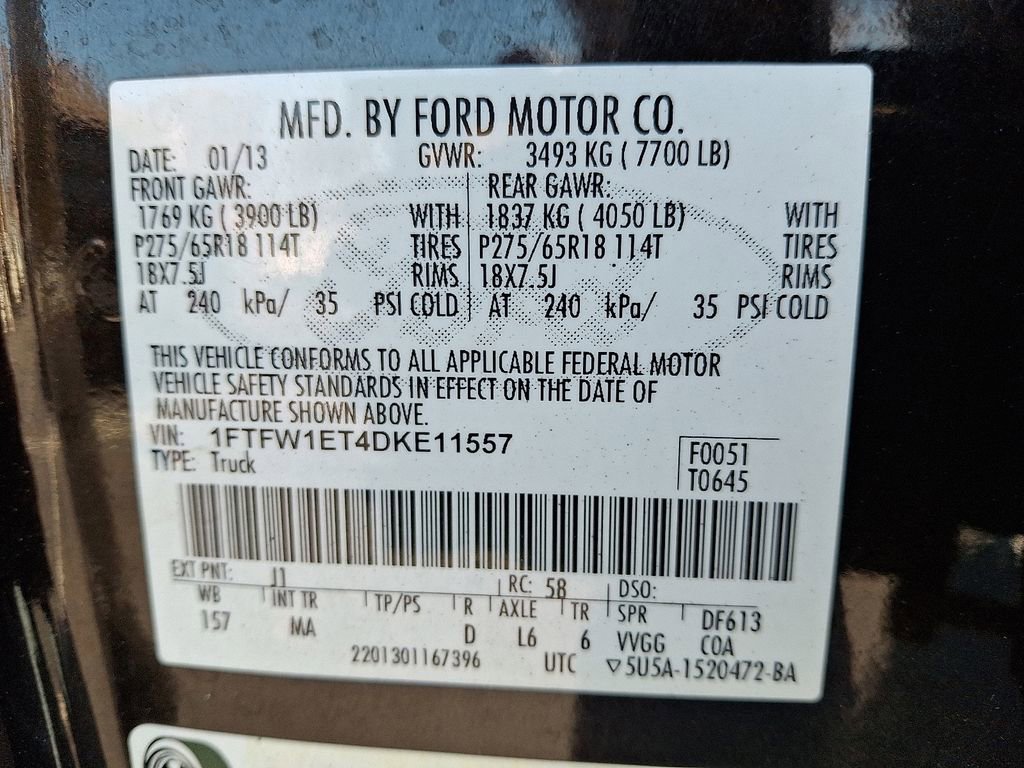 Used 2013 Ford F150 XLT w/ Luxury Equipment Group image 27