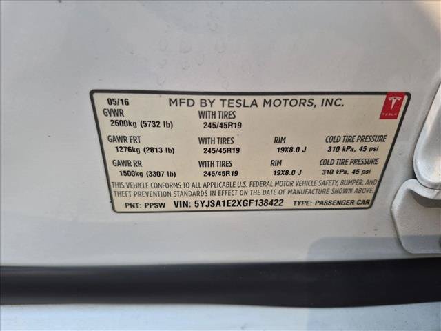 Used 2016 Tesla Model S 75D AWD/4WD image 26